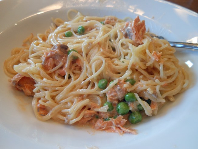 Pasta with Salmon Cream Sauce | Dixie's Kitchen