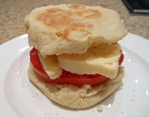 tomatoandcheeseonanenglishmuffin