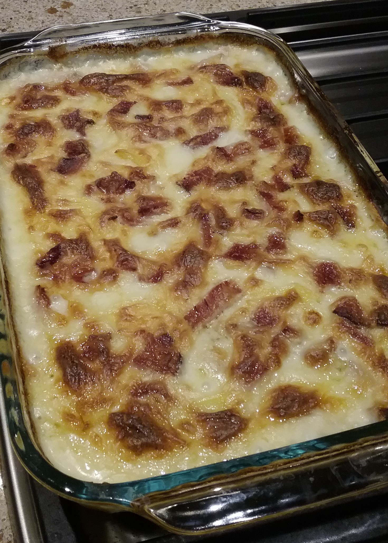 scallopedpotatoesandham