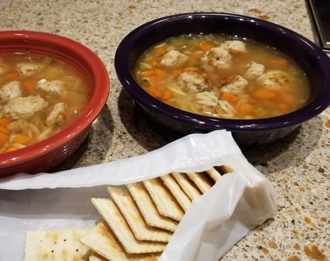 chickenmeatballandorzosoup